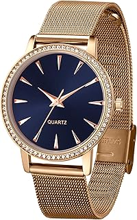 survan watchdesigner 女士腕表日本石英时尚防水女士手表水晶表盘